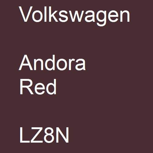 Volkswagen, Andora Red, LZ8N.